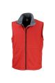 Bezrękawnik męski Softshell kolor Red-200